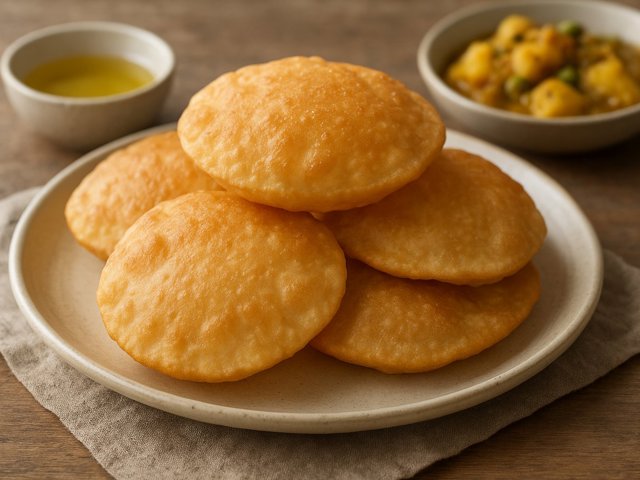 Bengali Plain Flour Puris