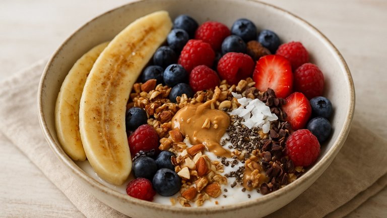 Berry Banana Split Bowl