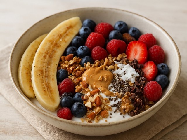 Berry Banana Split Bowl