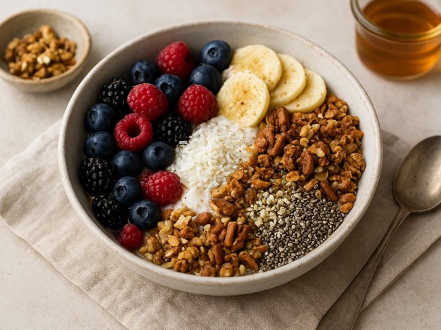 Berry Coconut Breakfast Bowl