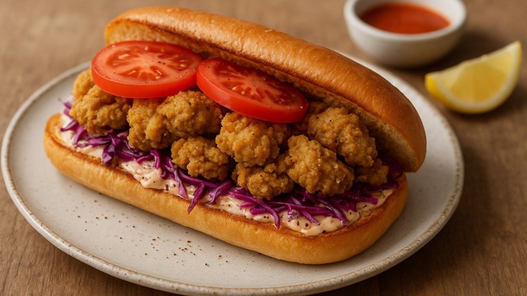 BIG ‘N’ Messy Oyster PO’ BOYS