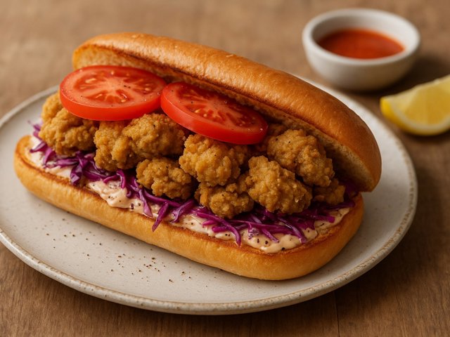 BIG ‘N’ Messy Oyster PO’ BOYS