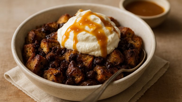 Bittersweet Chocolate Bread Pudding