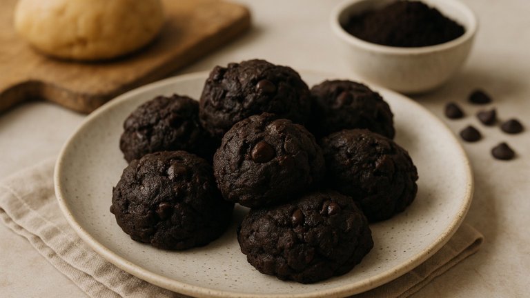 Black Cocoa Cookie Dough