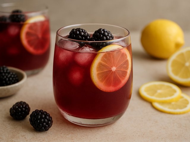 Blackberry-Honey Lemonade