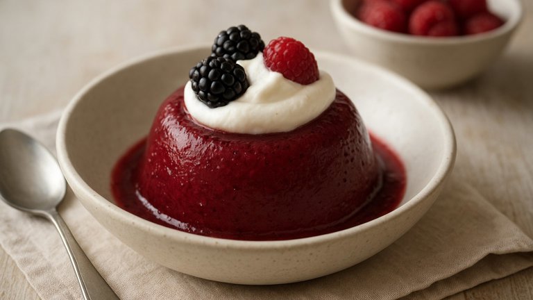 Blackberry Or Raspberry Flummery