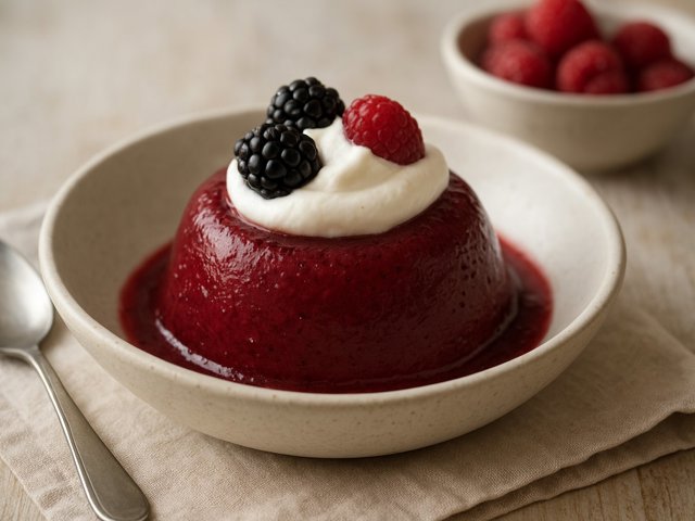 Blackberry Or Raspberry Flummery
