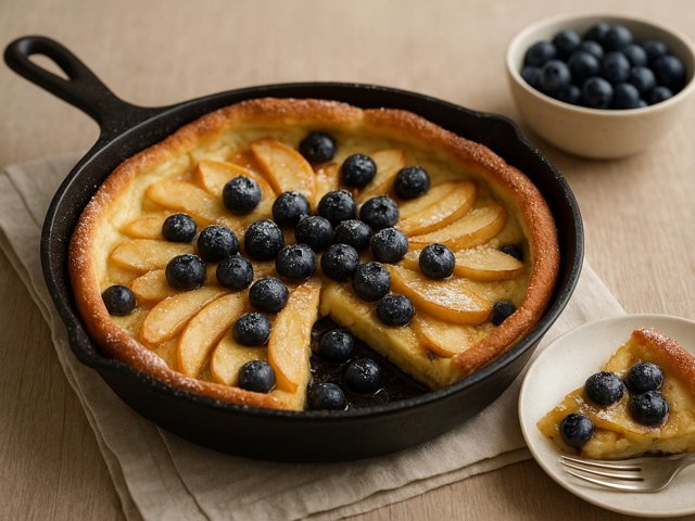 Blueberry-Apple Dutch Baby