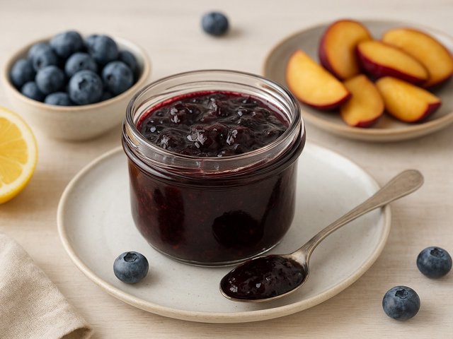 Blueberry Port Wine Jam