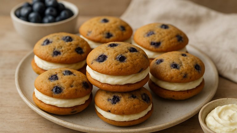 Blueberry Whoopie Pies