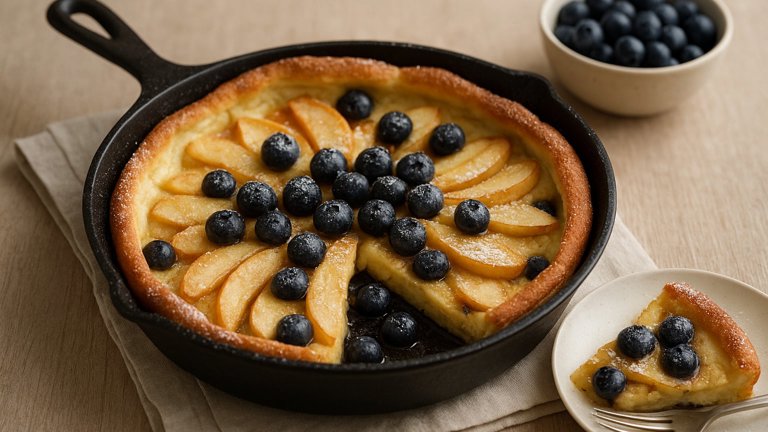 Blueberry-Apple Dutch Baby