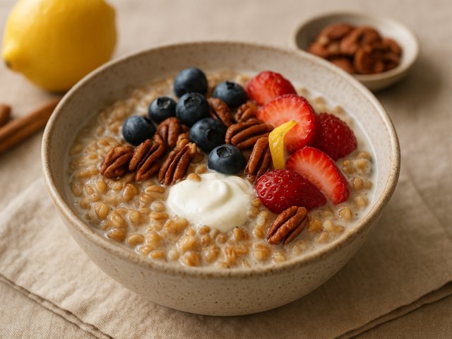 Bluebird Grain Farms Farro Breakfast Porridge