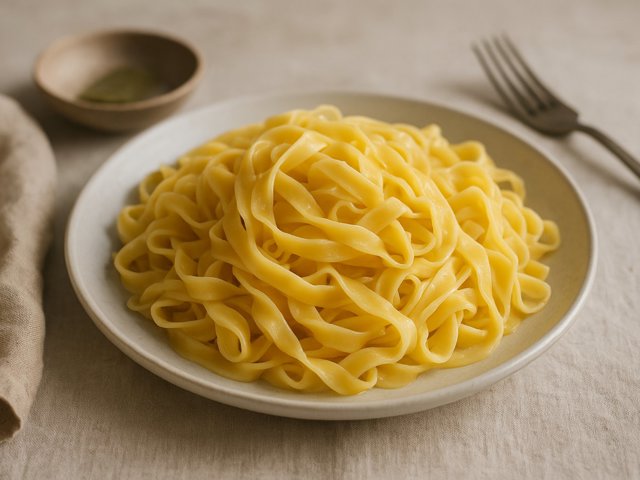 Boiled Pasta Or Egg Noodles