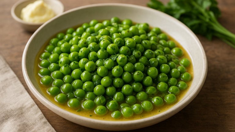 Braised Garden Peas