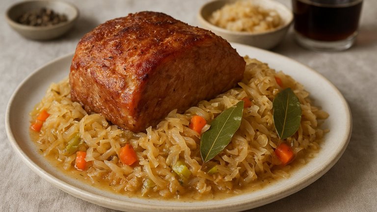 Braised Pork With Sauerkraut