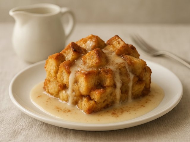 Bread Pudding With Rum Sauce