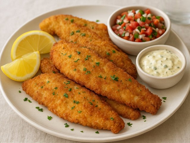 Breaded Pan-Fried Fish
