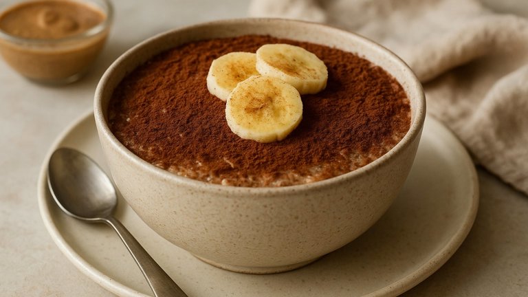 Breakfast — 550 Kcal 🍮 Tiramisu Protein Power Pot