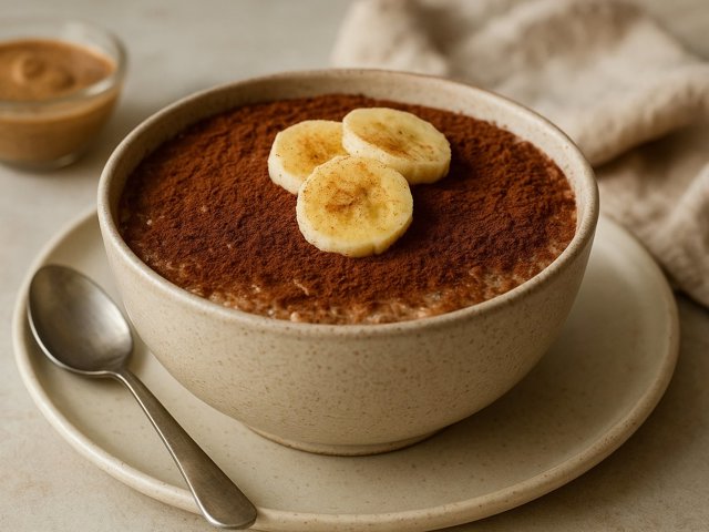 Breakfast — 550 Kcal 🍮 Tiramisu Protein Power Pot
