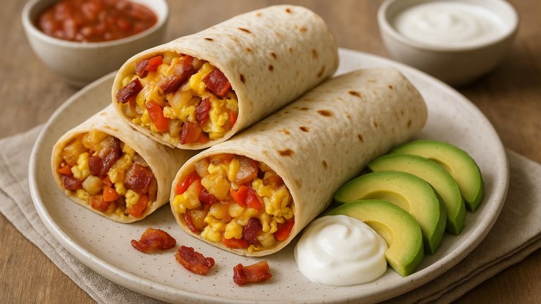 BREAKFAST BURRITOS