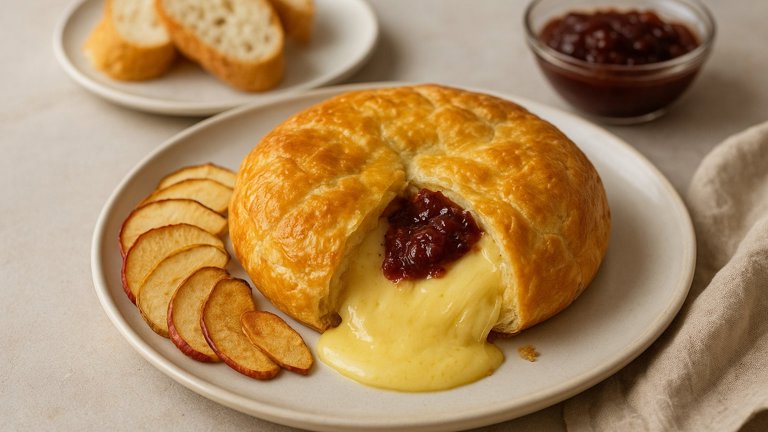 Brie Baked In Pastry