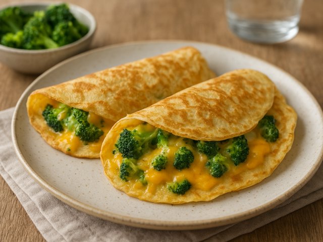 Broccoli Cheese Crepes