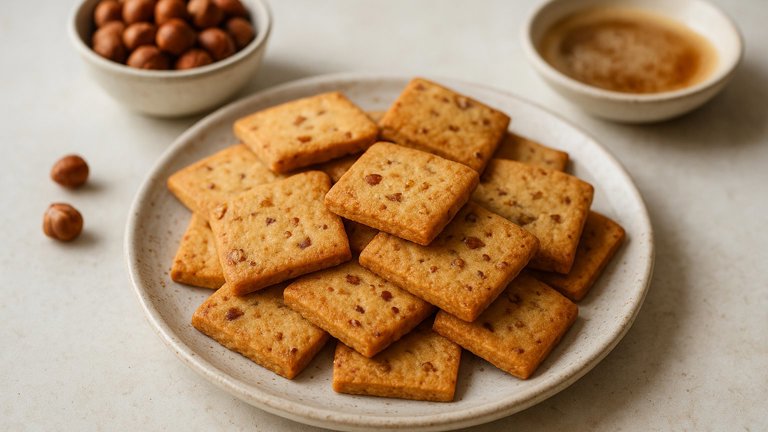 Brown Butter–hazelnut Crackers