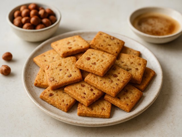 Brown Butter–hazelnut Crackers