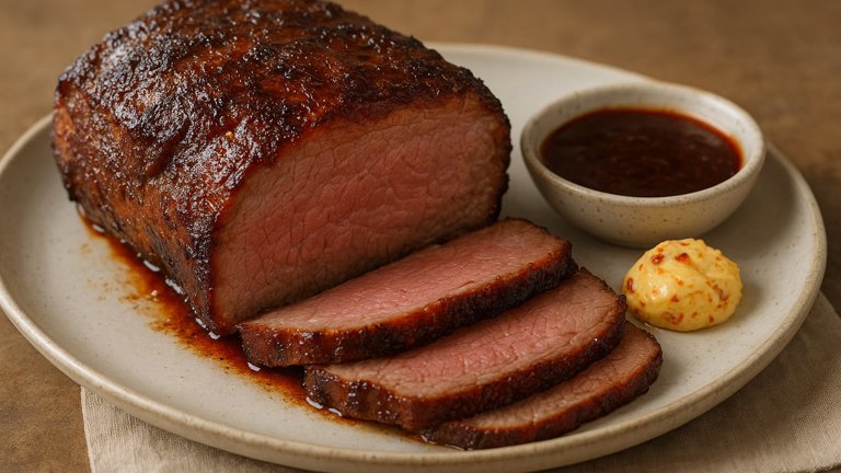 Buffalo Roast With Bourbon-Molasses Glaze