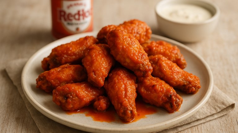 Buffalo-Style Grill-Fried Chicken Wings