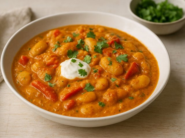 Butter Bean & Piquillo Pepper Korma