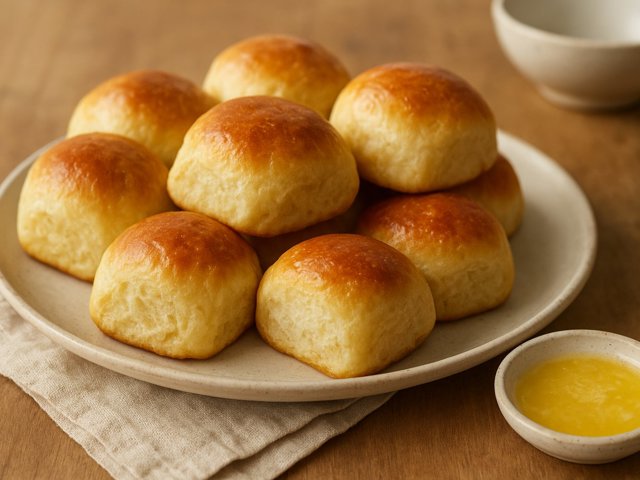 Buttermilk Rolls (Fan-Tans)