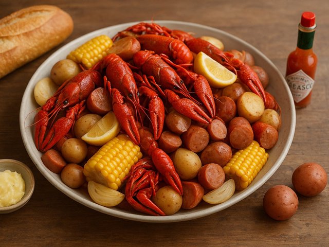 Cajun-Style Crawfish Boil