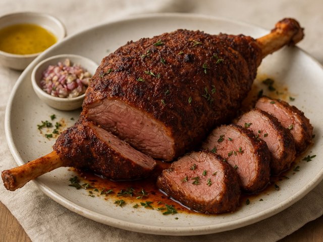 Cajun-Style Leg Of Lamb