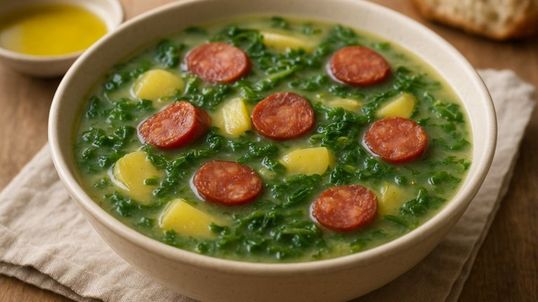 Caldo Verde (Portuguese Greens Soup)
