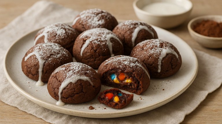 CANDY-FILLED CHOCOLATE DROPS