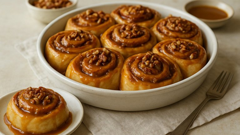 Caramel Pecan Cinnamon Rolls