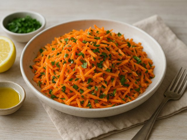 Carottes Râpées (French Grated Carrot Salad)