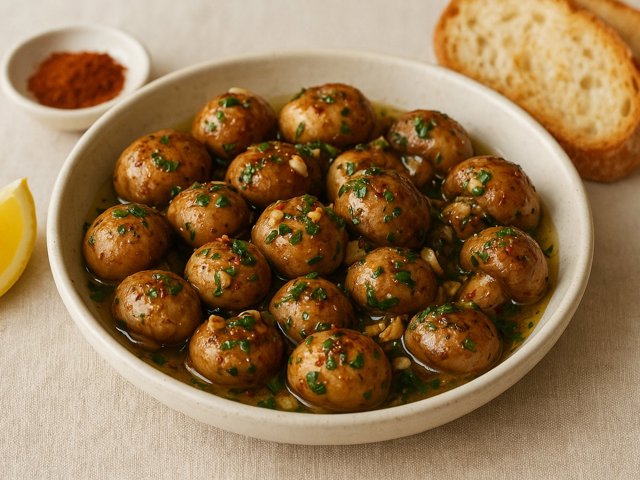 Champignones Al Ajillo (Garlicky Spanish-Style Mushrooms)