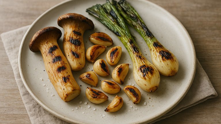 Charcoal-Grilled Vegetables