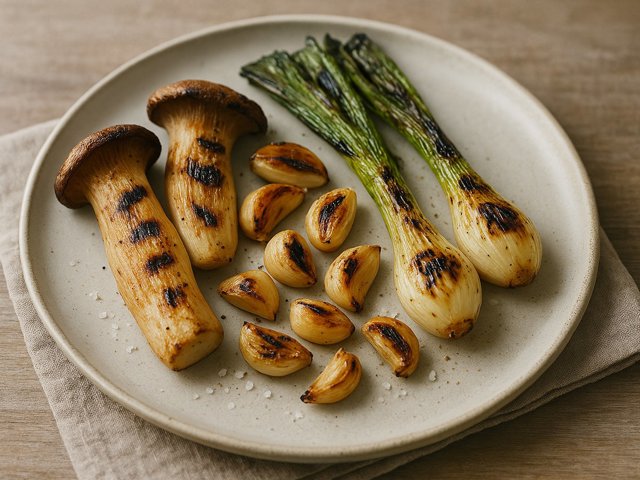 Charcoal-Grilled Vegetables