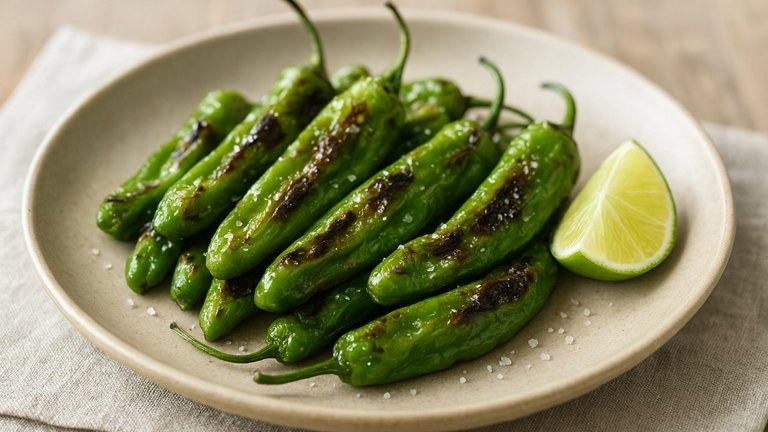 Charred Shishito Or Padrón Peppers