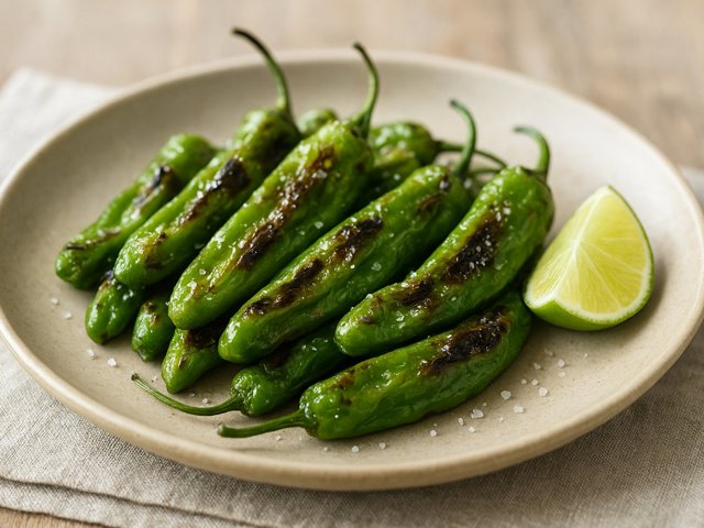 Charred Shishito Or Padrón Peppers