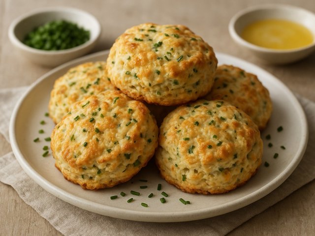 Cheddar Chive Biscuits