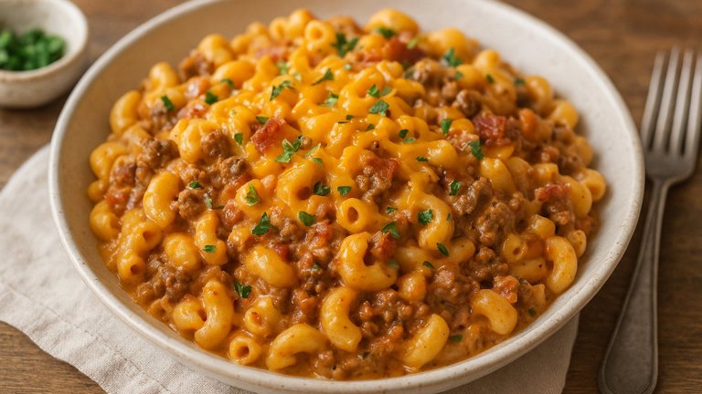 CHEESEBURGER MACARONI