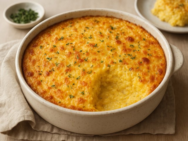 Cheesy Baked Polenta Or Grits