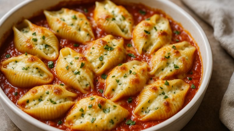Cheesy Stuffed Shells