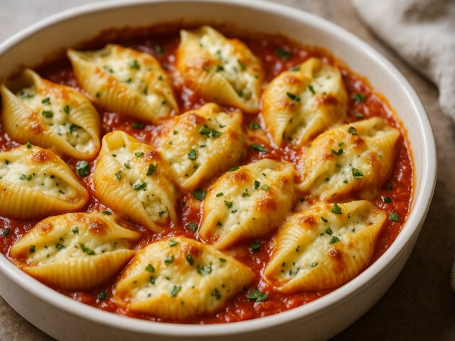 Cheesy Stuffed Shells