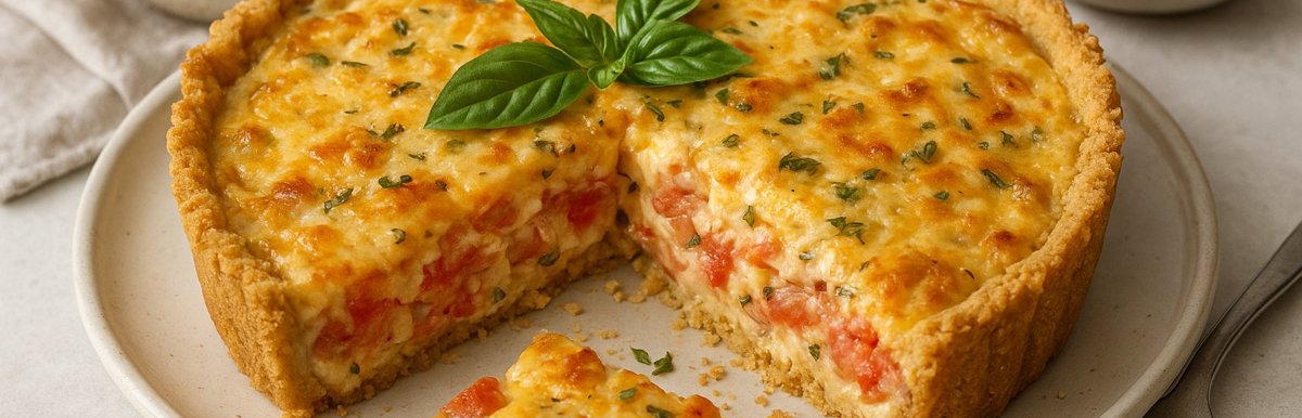 Cheesy Tomato Pie - Plan n Cook