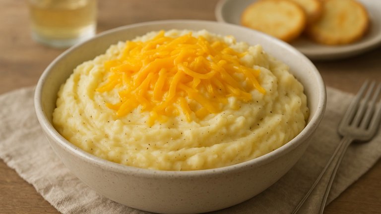 Cheesy Whipped Potatoes